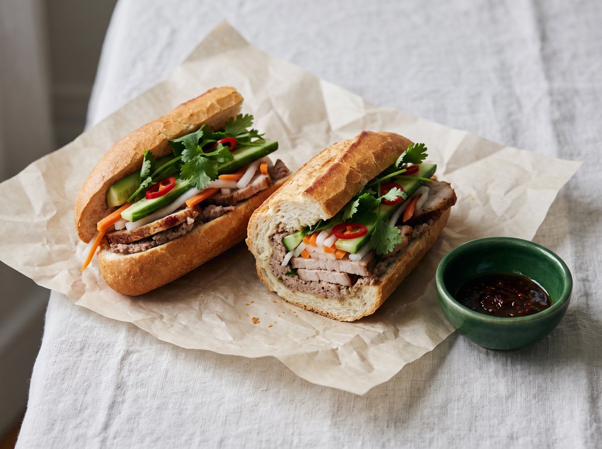 Bánh Mì Phượng — dish still life (illustrative)